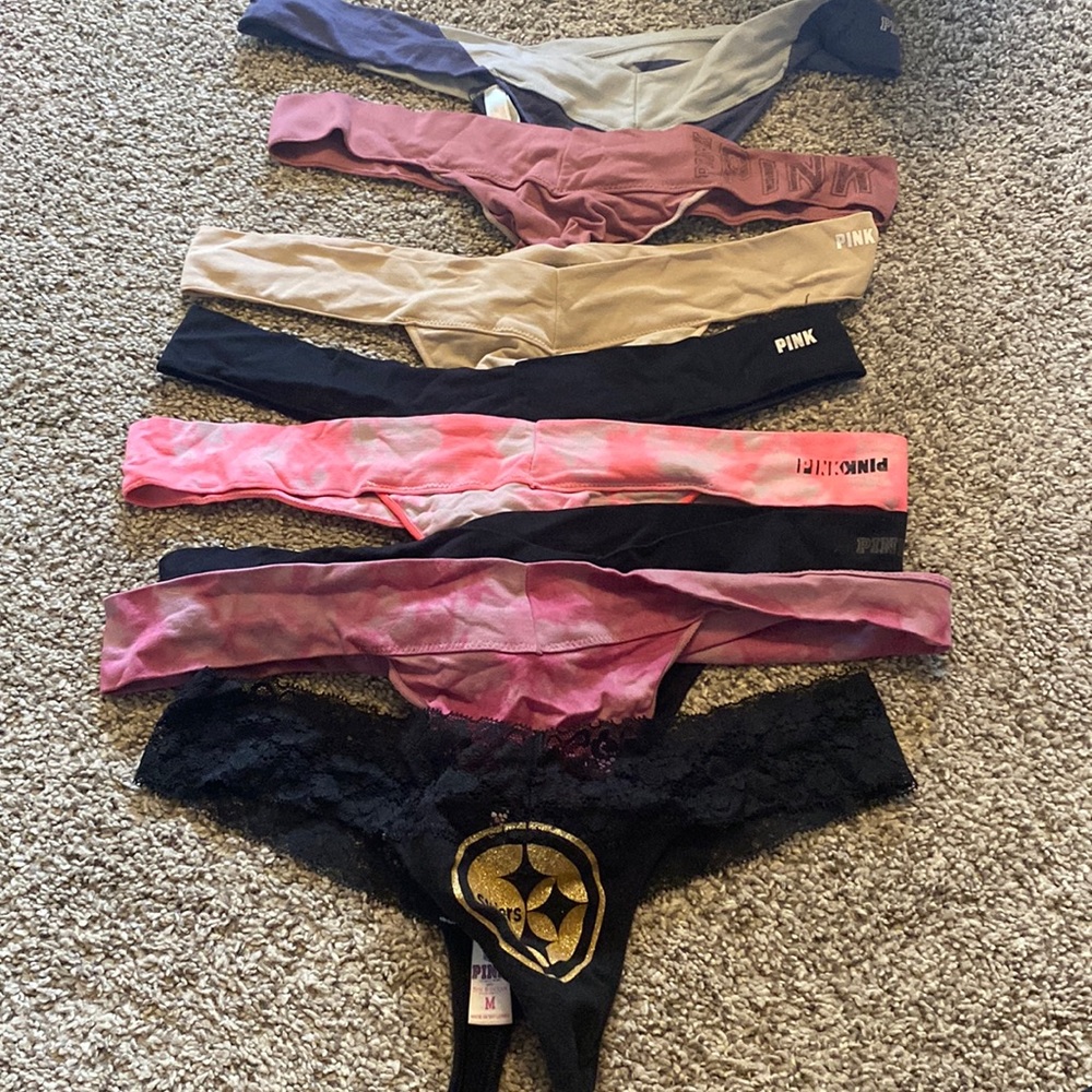 VS PINK bundle of 7 panties